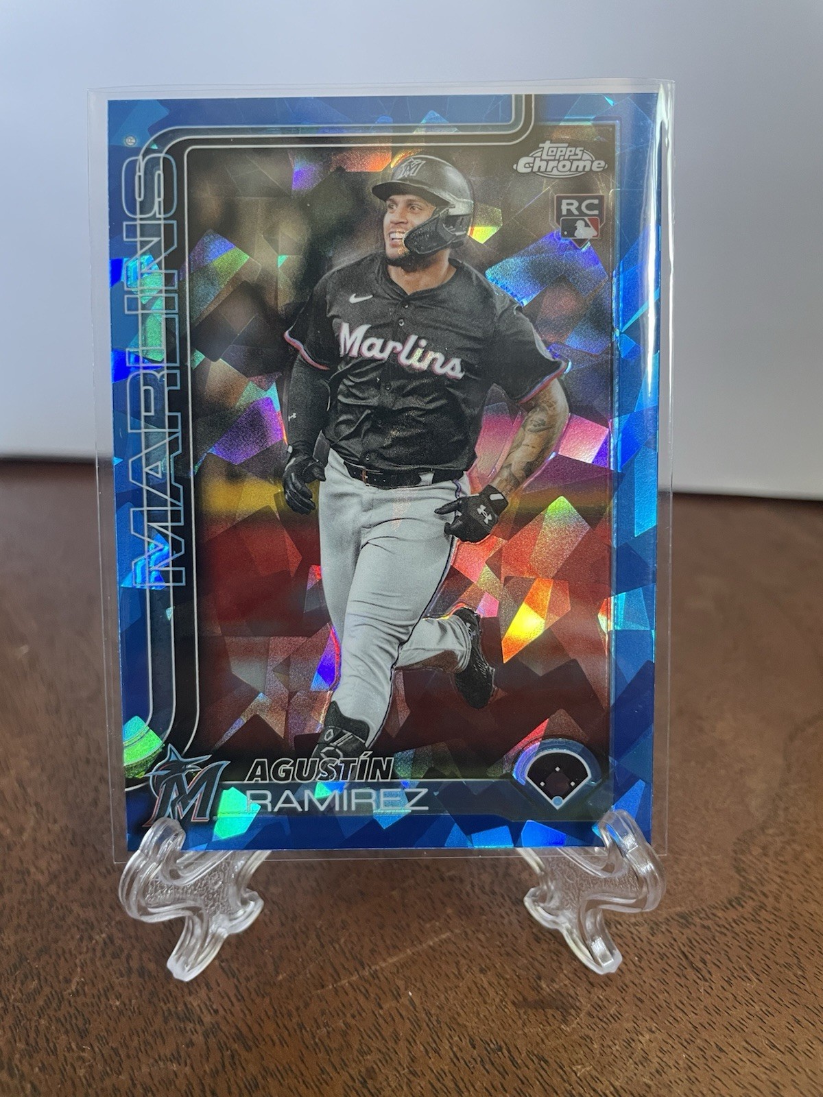 2025 Topps Chrome Update Sapphire Agustin Ramirez RC #USC200 Marlins