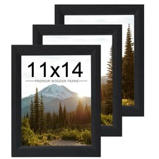 KTKDE 11x14 Picture Frame Set of 3,Wooden 11X...