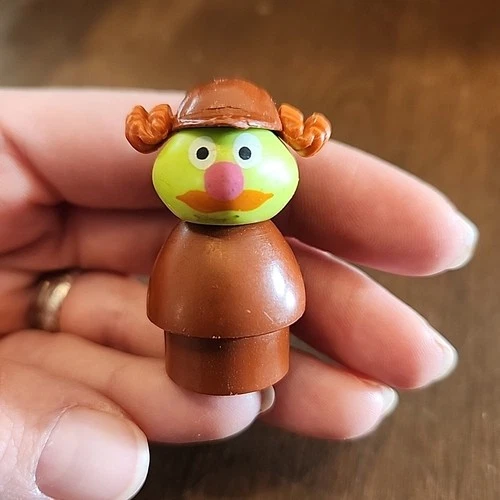 Sherlock Hemlock Little People Figure Sesame Street Detective Fisher Price Vtg