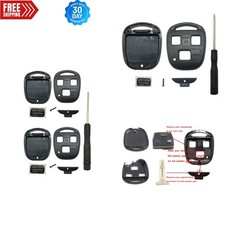 Secure 2-piece Key Fob Shell Set For Lexus Models Fits Perfectly No Cutting