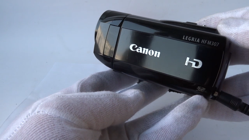 Canon Legria HF R307 HD HDMI Camcorder Silver Tested made Japan - Video 1 of 1
