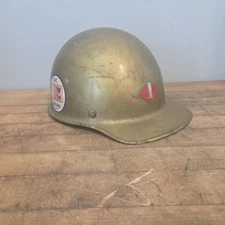 Vtg INLAND STEEL HARDHAT BAC INDIANA BRICKLAYER