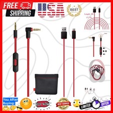 Replacement AUX Audio Cable Cord for Beats by Dre Headphones Solo/Studio/Pro/...