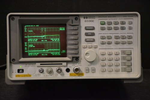 HP Agilent Keysight 8596E Spectrum Analyzer (9kHz-12.8GHz) | eBay