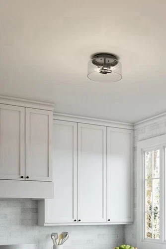 Hunter Fan Company Hartland 2 Bulb Flush Mount Indoor Light Fixture NIB - Picture 4 of 12