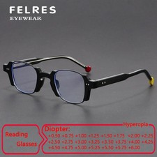 Anti Blue Light Small Frames Reading Glasses Unisex Fashion Presbyopic Readers