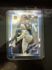 2021 Topps Chrome NPB  Kosei Yoshida #192 Blue Refractor /150 (RC)