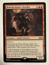 x1 Redcap Gutter-Dweller WOE MTG 146 RARE