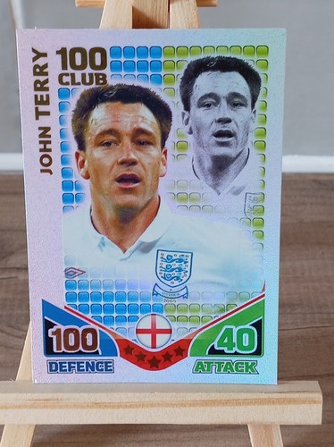 Topps Match Attax World Cup 2010 John Terry 100 Club England Foil