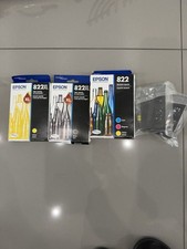 LOT of Epson 822 Colors And Black Ink Cartridges T822520-S New