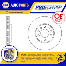 2x Brake Discs Pair Vented Front 285mm PBD8152 Proformer Set 46836491 New