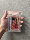 Fleer 1987 Michael Jordan #2 Sticker PSA 7 Graded Chicago Bulls NBA Card
