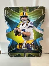 Garrett Nussmeier 2025 Panini Silhouette Super Stars Die-Cut #8 LSU Tigers