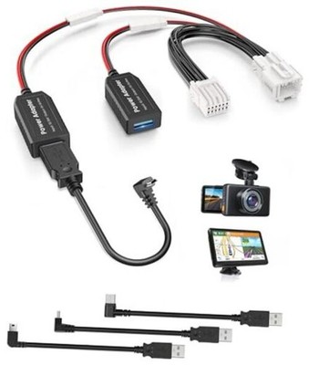 Dash Cam Power Adapter,(12P Type B)Fit Select Acura Integra/Honda