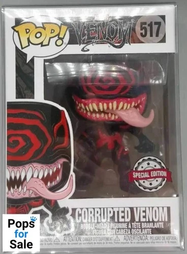 517 Corrupted Venom - Pop Marvel - Edición Especial Funko POP
