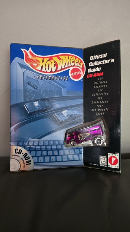 Mattel Hot Wheels Official Collector's Guide CD-ROM Database Windows 95/98/3.1