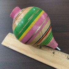 NEW Trompo Top Wood Artesanal Toy Adult Child The One   U See the One You Get A26