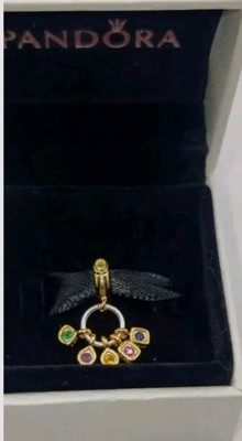 Authentic PANDORA Gold Marvel The Avengers Infinity Stone Charm 760774C01 - A44