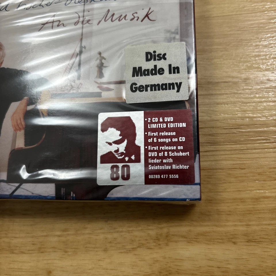 Dietrich Fischer-Dieskau - An Die Musik (CD, DVD, 2005, 3 Disc) New Sealed Foto 3 de 4