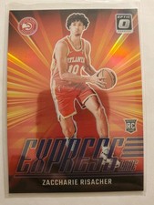 Zaccharie Risacher 2024-25 Donruss Optic Prizm Purple Express Lane RC #23