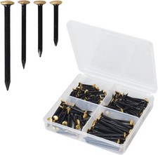 135 Chiodi per Appendere Quadri, Chiodini Acciaio 20/25/30/40 mm con Scatola a 4