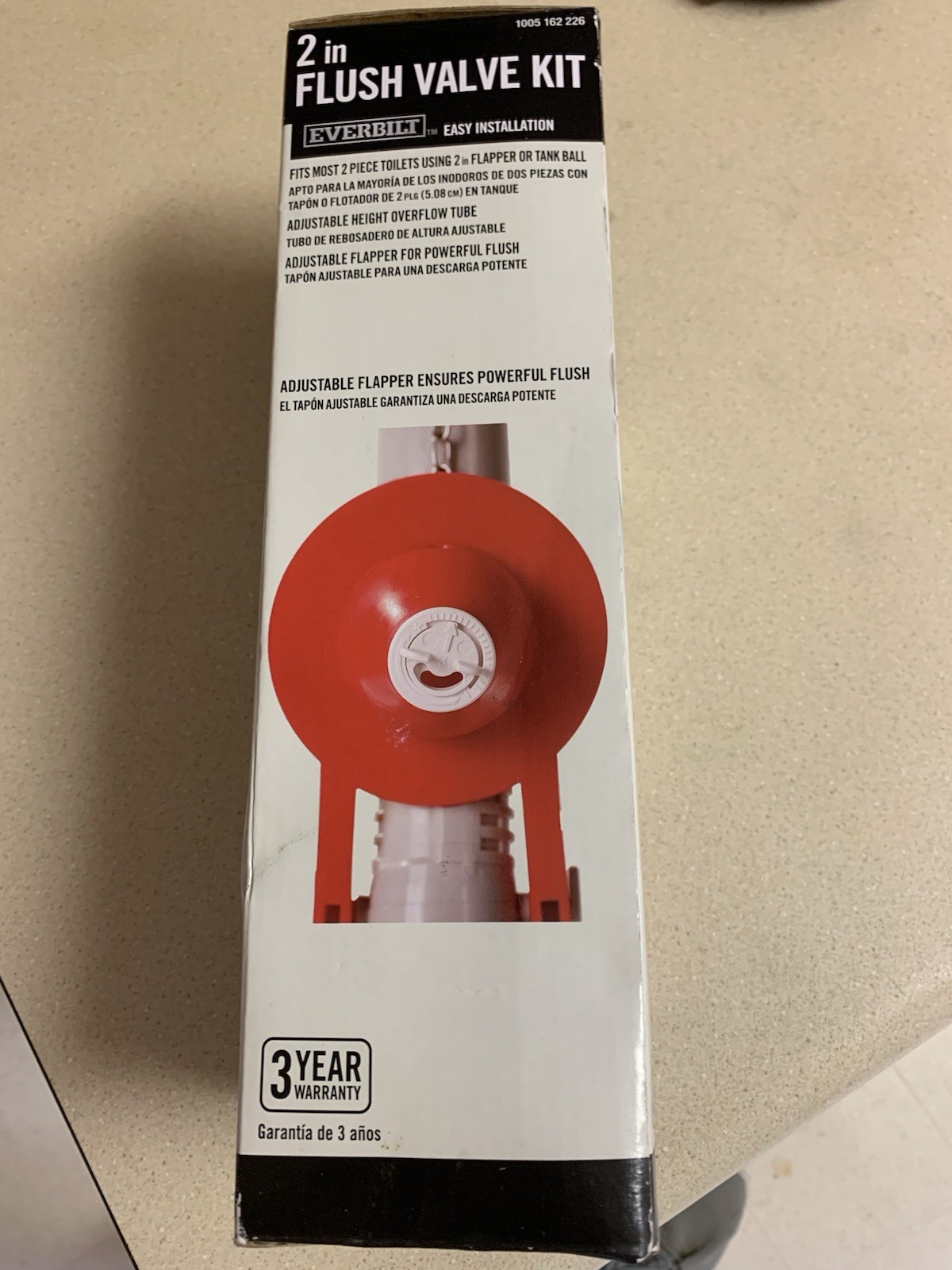 Everbilt Easy Installation 2 in Toilet Flush Valve Repair Kit