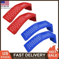 Solid Steel Auto Ramps Set Truck Car Heavy Duty Service Ramp Lift 8000 lbs NEW