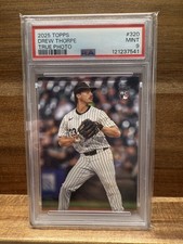 2025 Topps Series 1 - Drew Thorpe #320 True Photo (RC) SSP True Photo PSA 9 Pop1