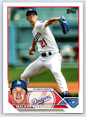 2023 Topps #391 Walker Buehler - Los Angeles Dodgers