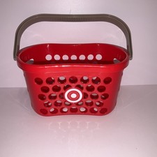 Target Mini Cestino Spesa Rosso Festa Bomboniera Spitz Plastica *Spedizione Stesso Giorno*