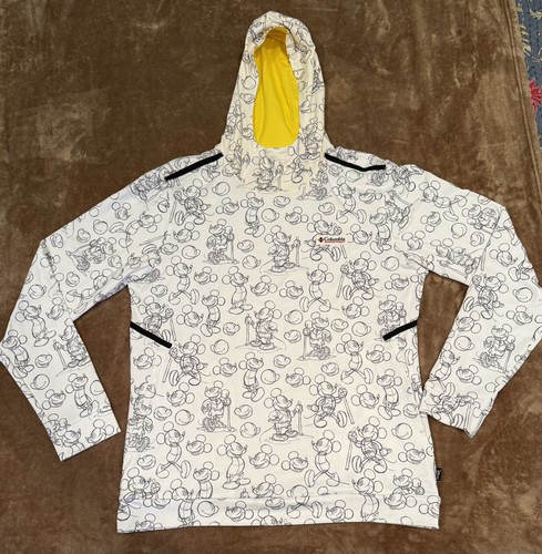 Columbia Men's Disney Collab Mickey Mouse Tech Trail Popover OmniShade MED; NWOT