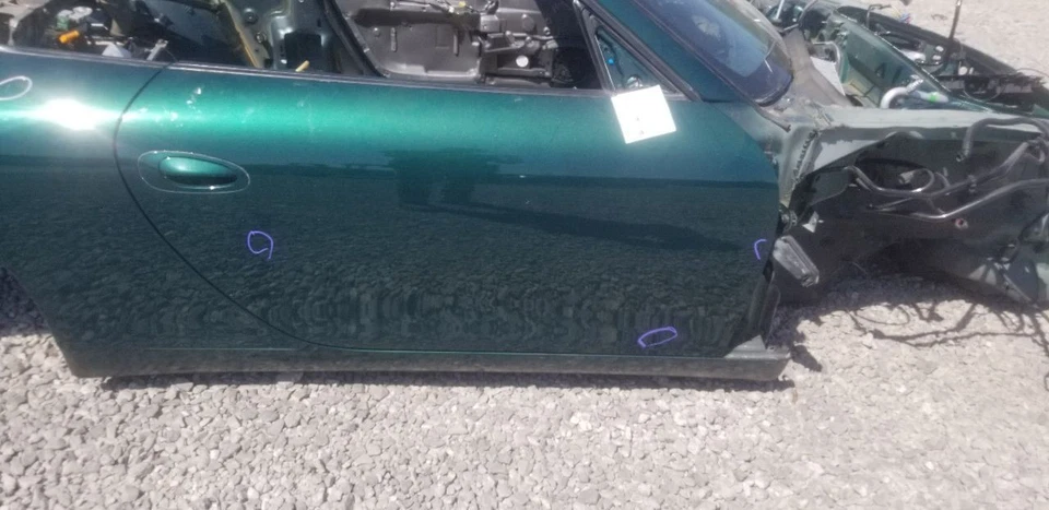 2000 PORSCHE 911 996 CARRERA CONVERTIBLE DOOR RIGHT PASSENGER GREEN Foto 2 de 4