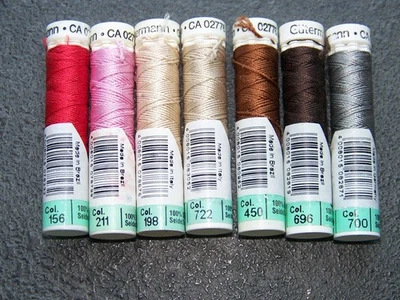 ANCIENNE BOBINE DE FIL DE SOIE CORDONNET GUTERMANN - BO 5 - Image 1 of 2