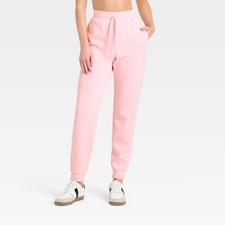 Women's Airy Sleek Jogger Sweatpants - All In Motion Light Pink S