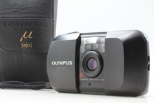 Exc 5 Olympus mju Stylus 35mm f3.5 Black Point Shoot Film Camera JAPAN