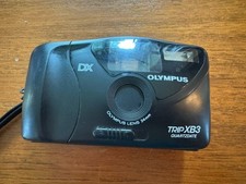 Olympus Trip XB3 Big Finder Black 34mm Lens Built in Flash Film Shoot Camera