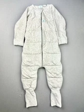 Ergo Baby Pouch Size 2-3 Oatmeal Heather Sleep Bodysuit Pajamas
