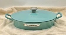 Le Creuset Cast Iron Turquoise 4 Qt. French Bistro Pan 32