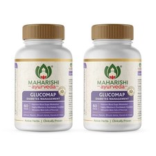 2 Pack x Maharishi Ayurveda Glucomap  60 Tabs FREE SHIPPING