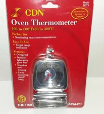 CDN High Heat Oven Thermometer Temperature Test Kitchen Easy Read - EOT1 **NEW**