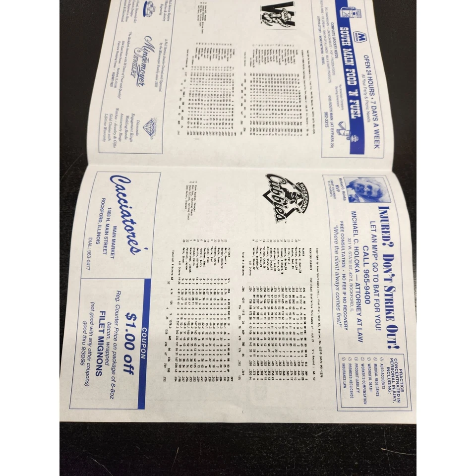 1995 Rockford Cubbies Rooster - Inaugural Season - Image 3 of 4