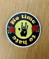Jerry Garcia Grateful Dead No time to hate Premium vinyl deadhead sticker
