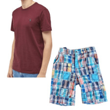 The Childrens Place  Polo Ralph Lauren Checkered Shorts  Shirt Set Size Medium