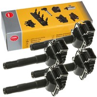 4X NGK ZüNdspule FüR A3-A8 Leon Octavia Golf 4 Passat B5 1.8-4.2 VW Audi Seat