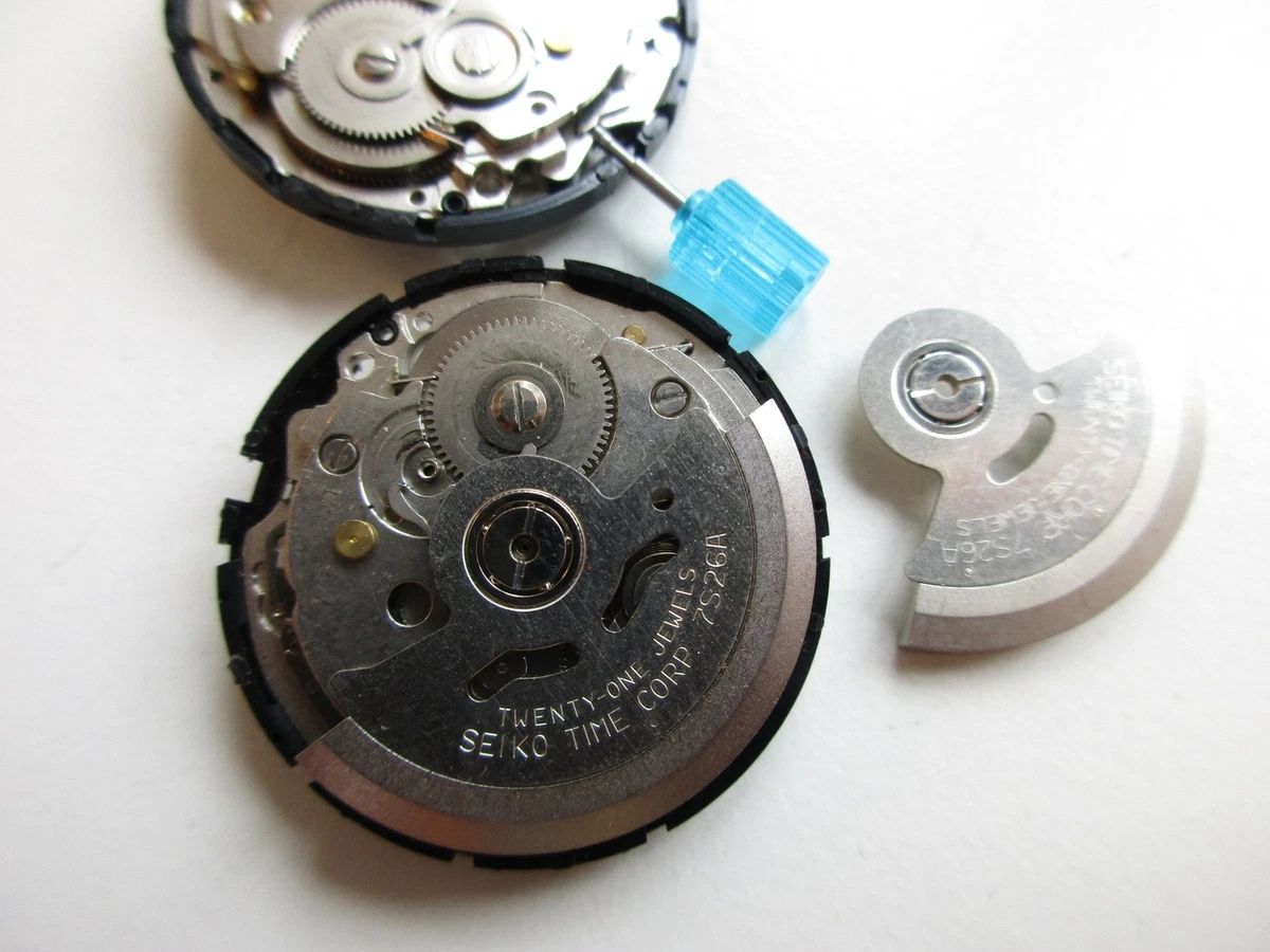Seiko cal. 7S26A automatic watch movements for parts eBay