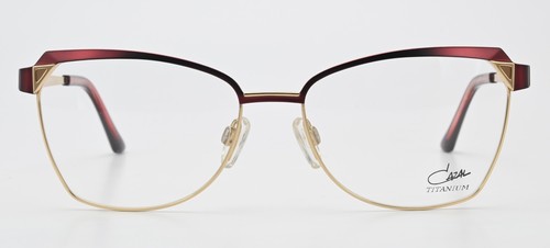CAZAL Glasses Frame 4293 002 52-16 135 Titanium Satin Wine Red Gold Butterfly M - Picture 3 of 10