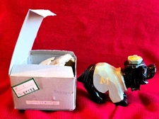 VINTAGE 1950’s University of Michigan Wolverines ANRI Mascot Statue! WOW!