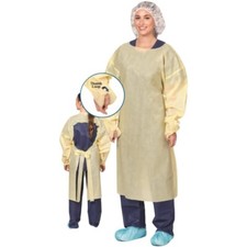 Precept Disposable SMS Protective Procedure Gown One Size Fits Most 10 per Bag
