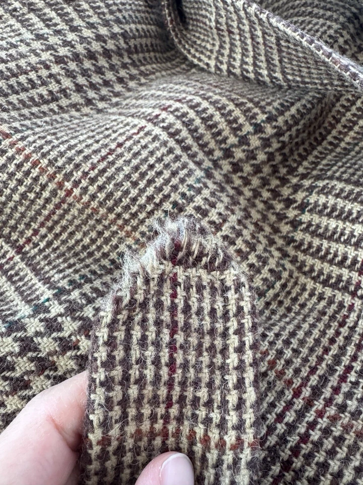 Abrigo de tweed con cinturón de lana talla 4 etiqueta negra usado 'Ralph Lauren Collection' Foto 4 de 4