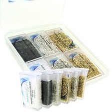 6 Colors, 60GM - Miyuki Delica Glass Beads Size 11/0 - Essentials Collection